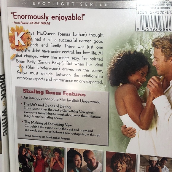 Lot of (4) DVD Video Movies B/W, Love & Basketball, Something New, Players Club - Picture 14 of 16